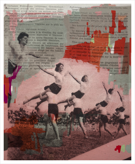 Doctrine du Sport Féminin ! Art Print by tzigone