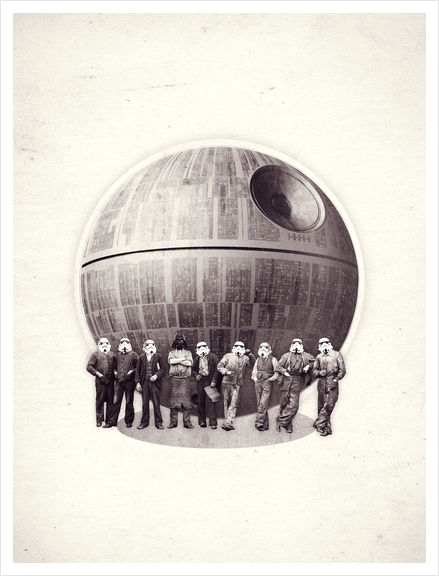 Death Star Art Print by Oleg Borodin