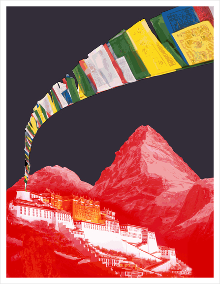 Lhasa Art Print by Vic Storia