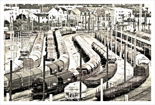 Train train quotidien Art Print by Stefan D