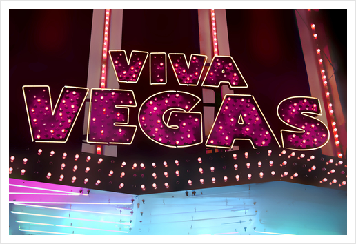 Viva Vegas Art Print by Louis Loizou