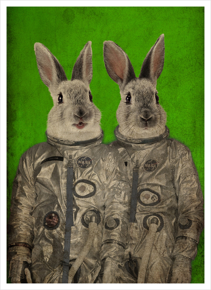 We are ready green Art Print by durro art