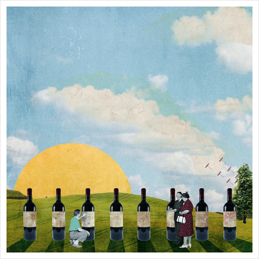 Wine #2 Art Print by Oleg Borodin