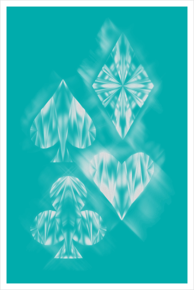 Aces of Ice Art Print by Tobias Fonseca