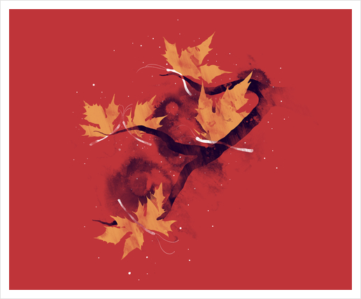 Autumn Butterflies Art Print by Tobias Fonseca