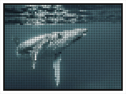 Blue Whale Art Print by Vic Storia