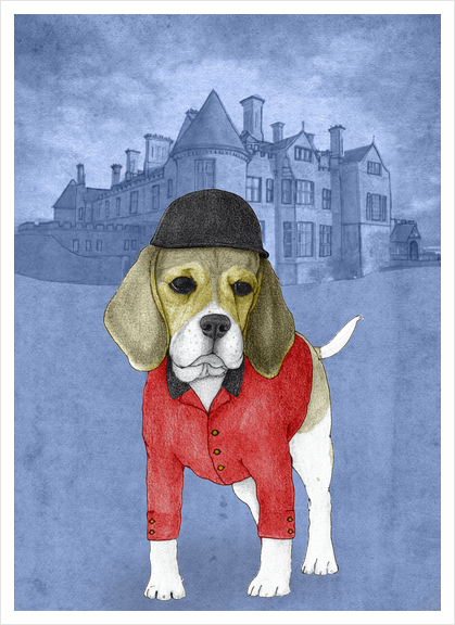 Beagle Art Print by Barruf