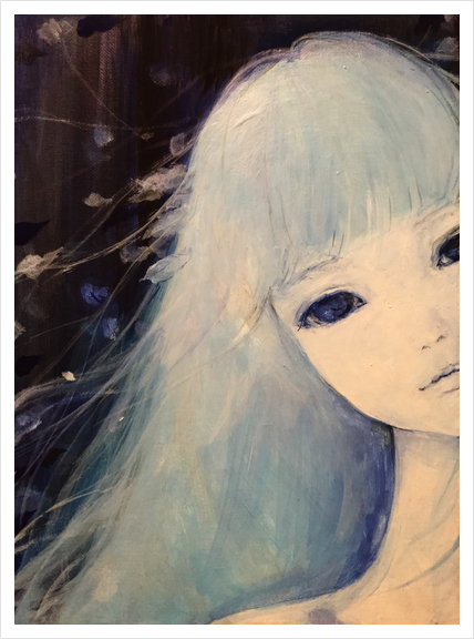Blue 38 Art Print by Ai Natori