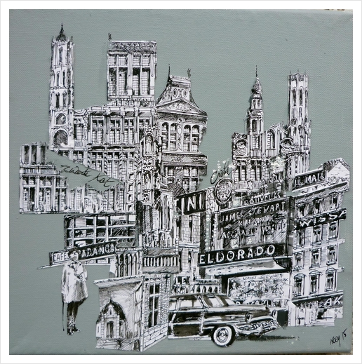 Bruxelles n°1 Art Print by Koen De Weerdt