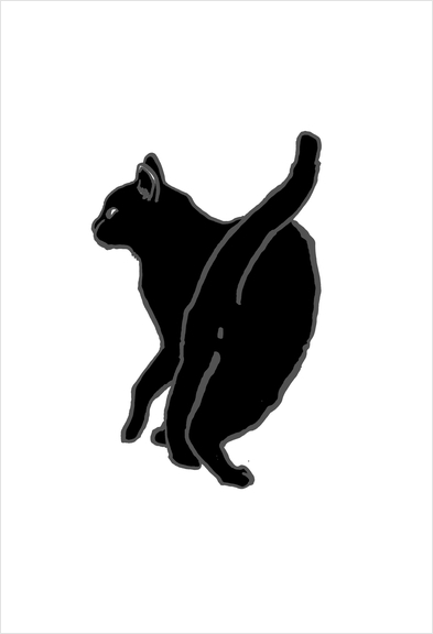 Chat noir Art Print by maya naruse