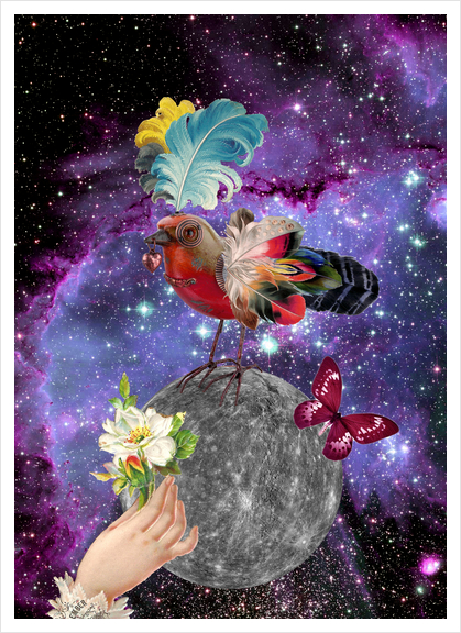STEAMPUNK BIRD Art Print by GloriaSanchez