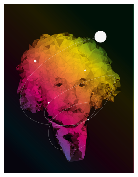 Einstein Art Print by Vic Storia