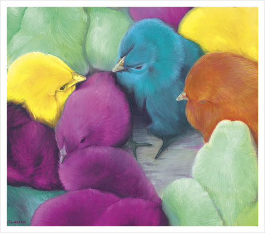 Chicks III Art Print by di-tommaso