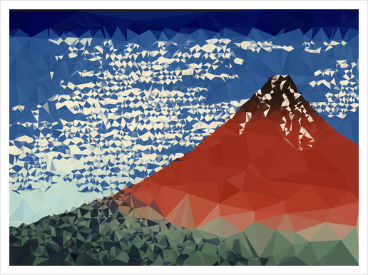 Mount Fuji Art Print by Vic Storia