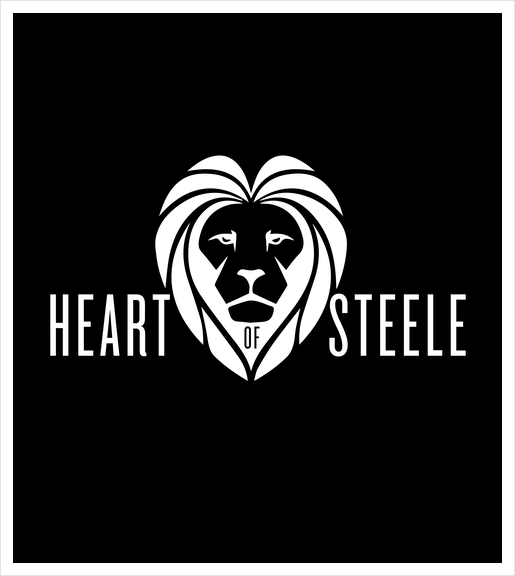 Heart of Steele (White) Art Print by bthwing