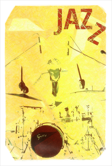 Jazz Poster Art Print by cinema4design