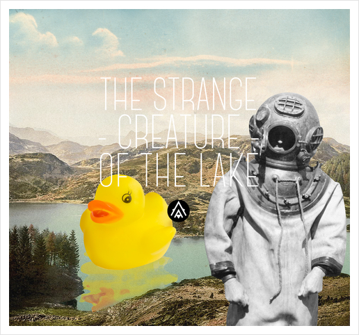 The Strange Creature of the Lake Art Print by Alfonse