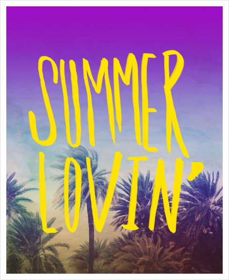 Summer Lovin' Art Print by Leah Flores