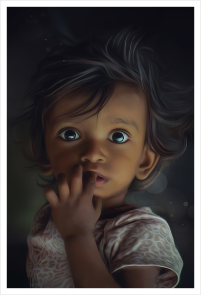 Little Boy Art Print by AndyKArt