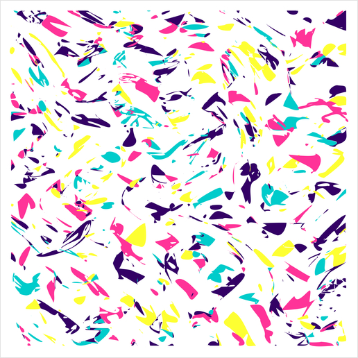 Colorful Madness Pattern Art Print by Divotomezove