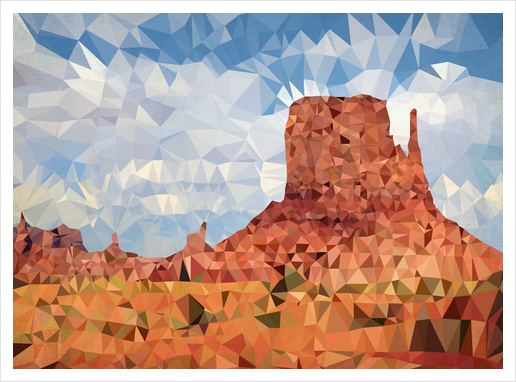 Monument Valley Art Print by Vic Storia