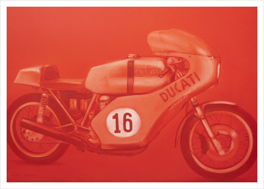 Ducati Legend Art Print by di-tommaso