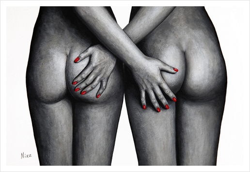 Nude Art Print by Nika_Akin