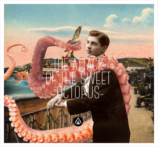 The Attack of the Sweet Octopus Art Print by Alfonse