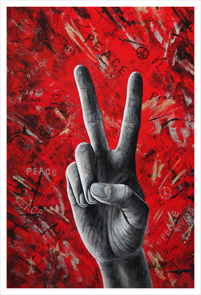 Peace Art Print by Nika_Akin