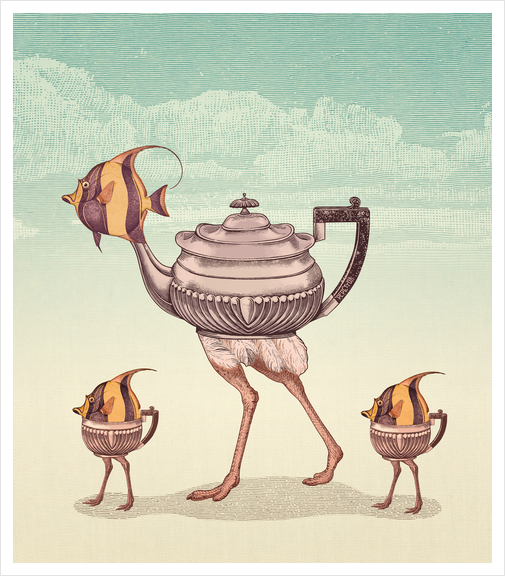 The Teapostrish Family Art Print by Pepetto