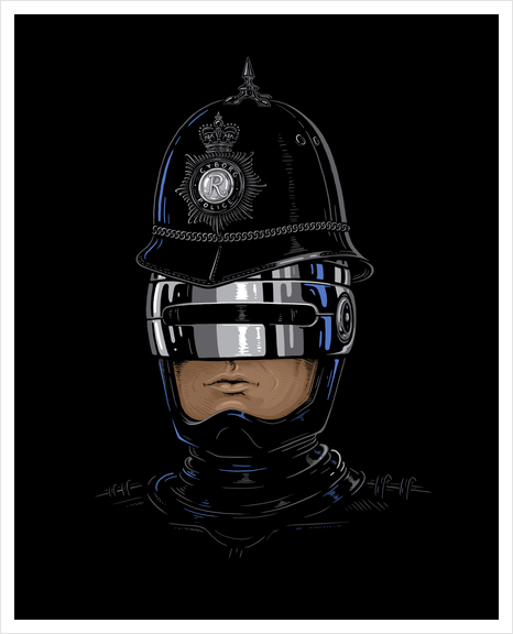 Royal Cop Art Print by Enkel Dika