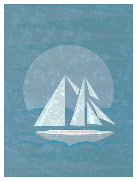 Sailing II Art Print by ivetas