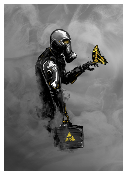 toxic future Art Print by martinskowsky