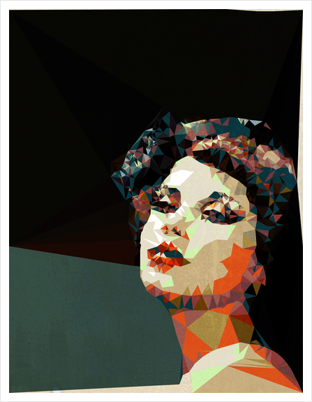 20's face Art Print by Vic Storia