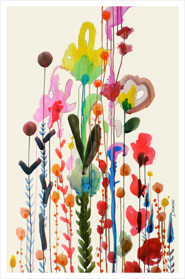 Viva Art Print by Sylvie Demers