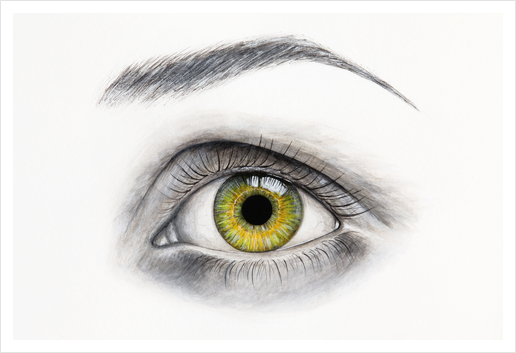 Eye Art Print by Nika_Akin