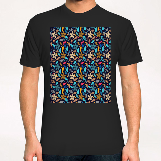 LOVELY FLORAL PATTERN X 0.1 T-Shirt by Amir Faysal