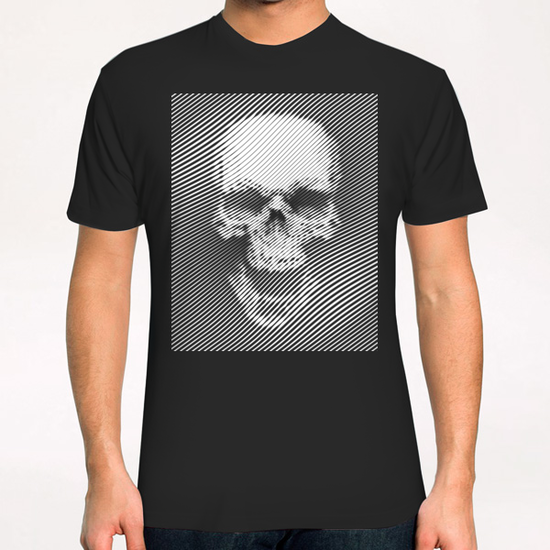 Line Skull T-Shirt by Vic Storia