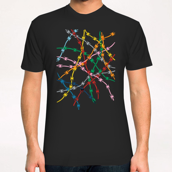 Trapped on Black T-Shirt by Emeline Tate