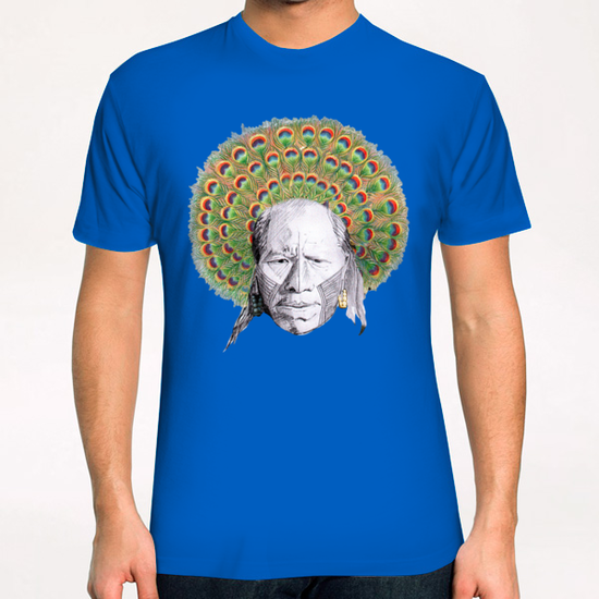 Indian Peacock T-Shirt by tzigone