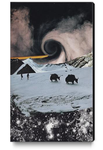 Black Sky Canvas Print by Lerson