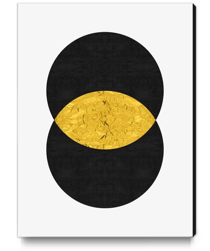 Geometric and golden art II Canvas Print by Vitor Costa