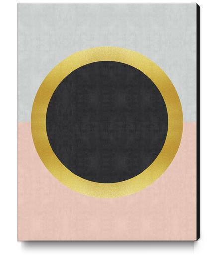 Geometric and golden art III Canvas Print by Vitor Costa