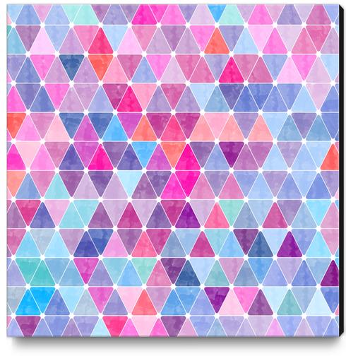 Colorful Geometric II Canvas Print by Amir Faysal