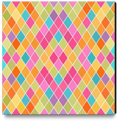 Lovely Geometric Background X 0.1 Canvas Print by Amir Faysal