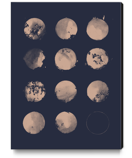 Twelve Moons Canvas Print by Florent Bodart - Speakerine