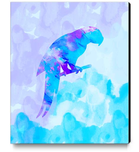 Abstract Parrot Canvas Print by Amir Faysal