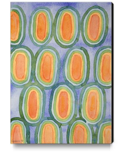 Ovals In Front Of The Sky Canvas Print by Heidi Capitaine