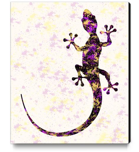 Abstract Lizard Canvas Print by Amir Faysal