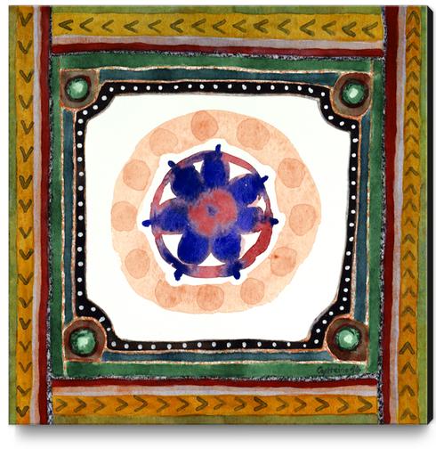 Indian Mandala  Canvas Print by Heidi Capitaine